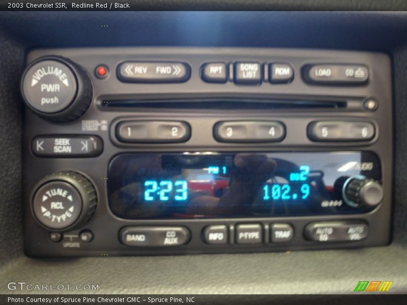 Audio System of 2003 SSR 