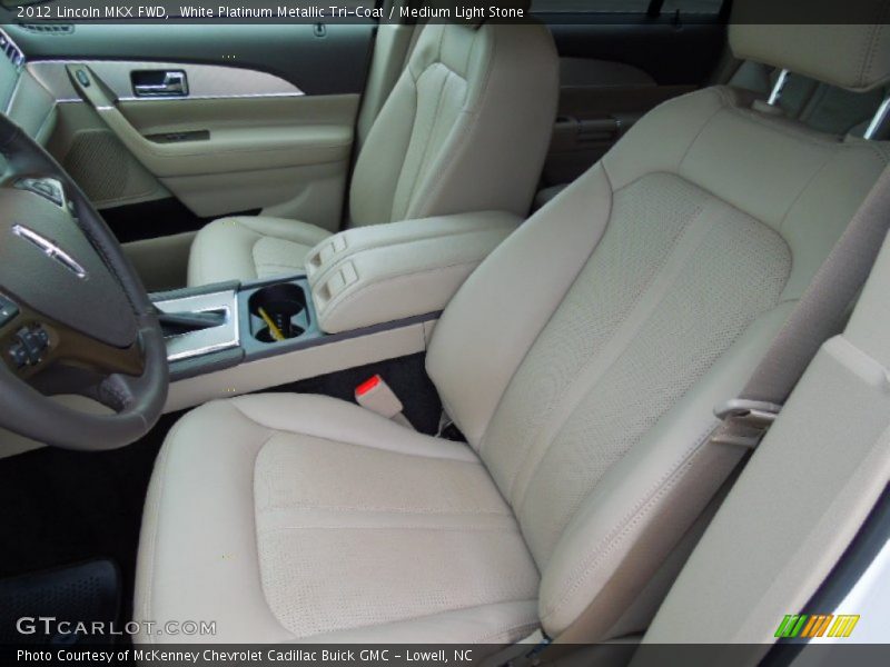 White Platinum Metallic Tri-Coat / Medium Light Stone 2012 Lincoln MKX FWD
