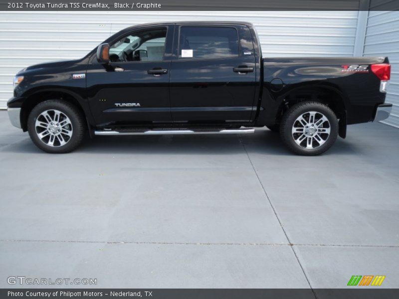 Black / Graphite 2012 Toyota Tundra TSS CrewMax