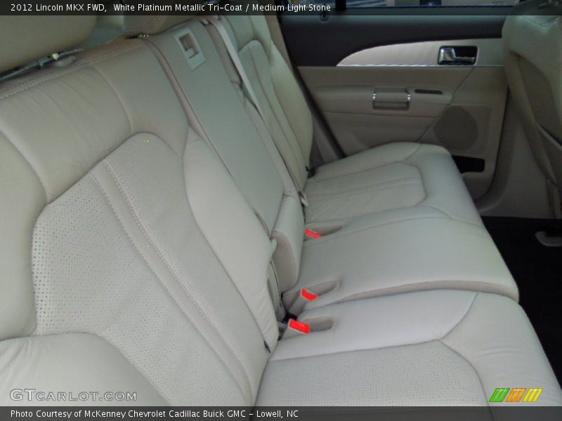 White Platinum Metallic Tri-Coat / Medium Light Stone 2012 Lincoln MKX FWD