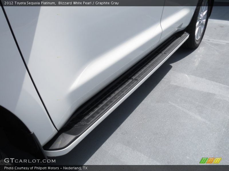 Blizzard White Pearl / Graphite Gray 2012 Toyota Sequoia Platinum