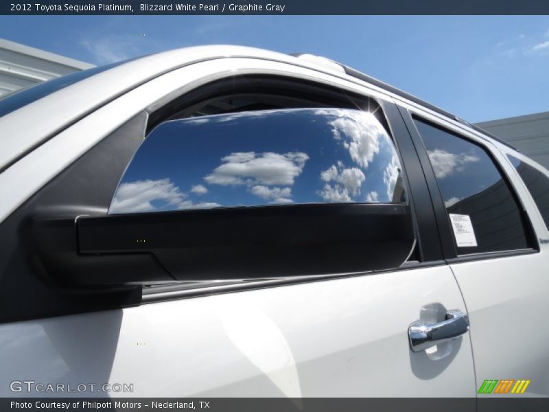 Blizzard White Pearl / Graphite Gray 2012 Toyota Sequoia Platinum
