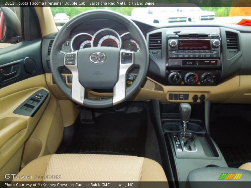Barcelona Red Metallic / Sand Beige 2012 Toyota Tacoma Prerunner Double Cab