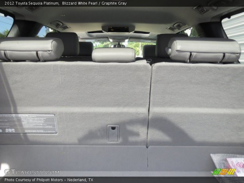 Blizzard White Pearl / Graphite Gray 2012 Toyota Sequoia Platinum