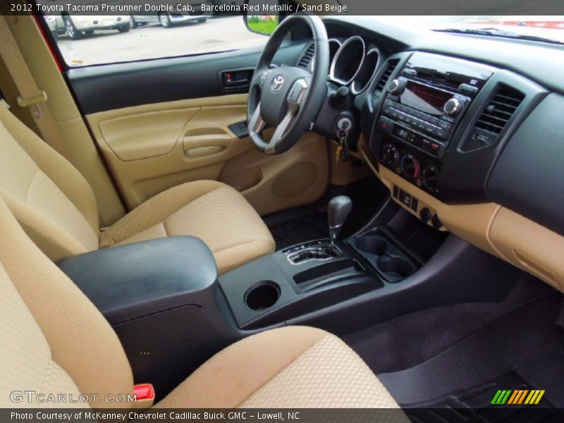 Barcelona Red Metallic / Sand Beige 2012 Toyota Tacoma Prerunner Double Cab
