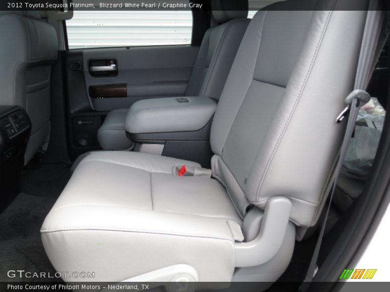 Blizzard White Pearl / Graphite Gray 2012 Toyota Sequoia Platinum