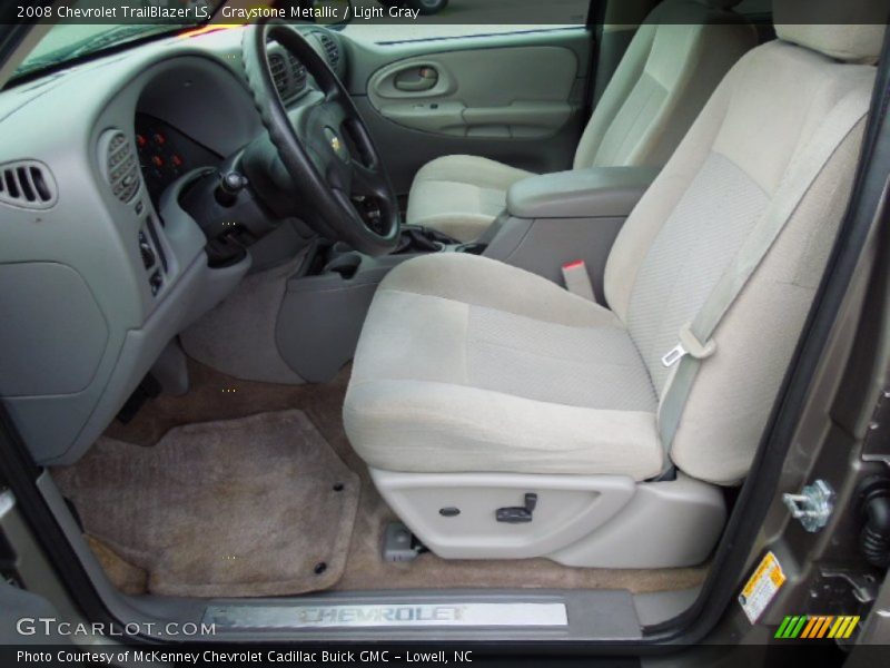 Front Seat of 2008 TrailBlazer LS