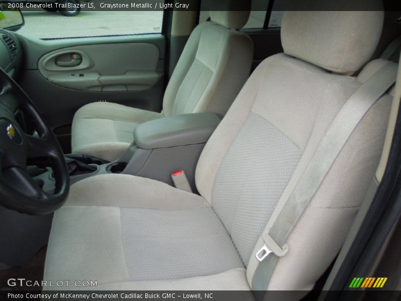 Graystone Metallic / Light Gray 2008 Chevrolet TrailBlazer LS