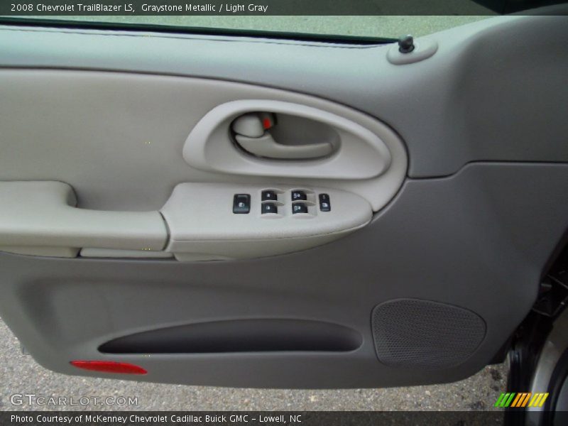 Graystone Metallic / Light Gray 2008 Chevrolet TrailBlazer LS