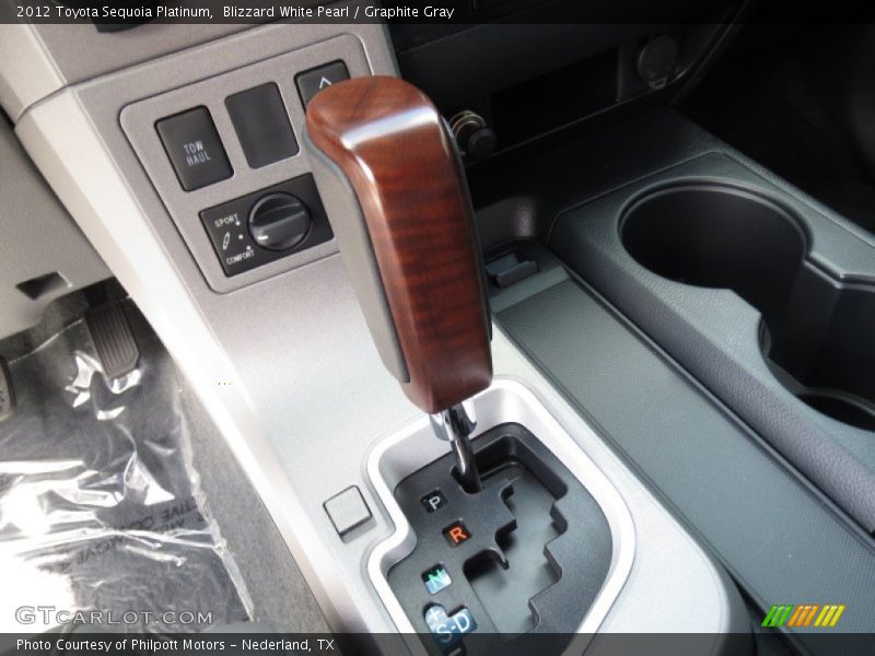 Blizzard White Pearl / Graphite Gray 2012 Toyota Sequoia Platinum