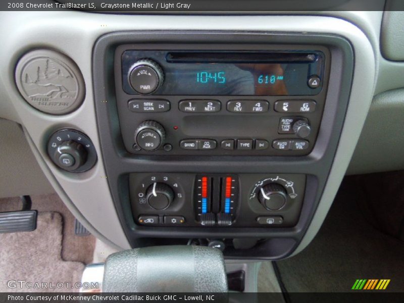 Controls of 2008 TrailBlazer LS