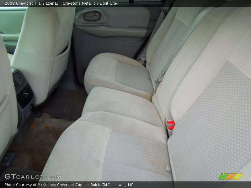 Graystone Metallic / Light Gray 2008 Chevrolet TrailBlazer LS