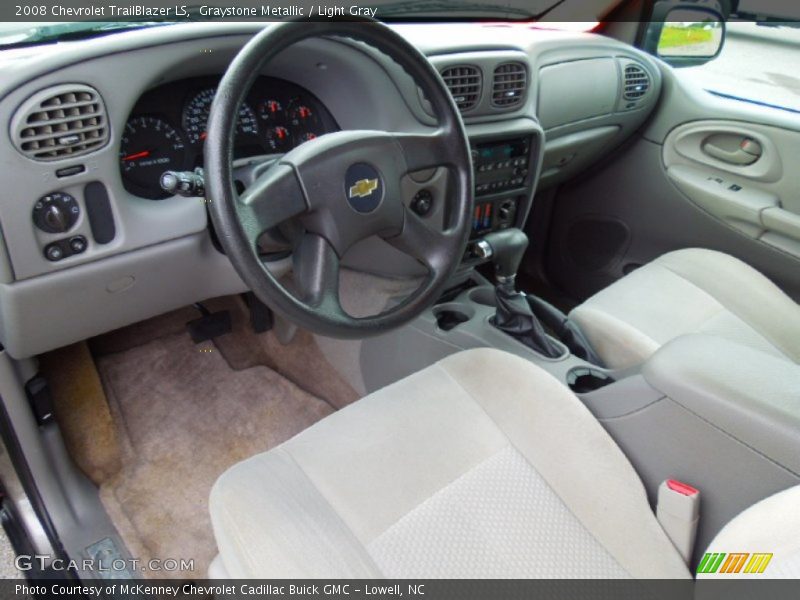 Light Gray Interior - 2008 TrailBlazer LS 