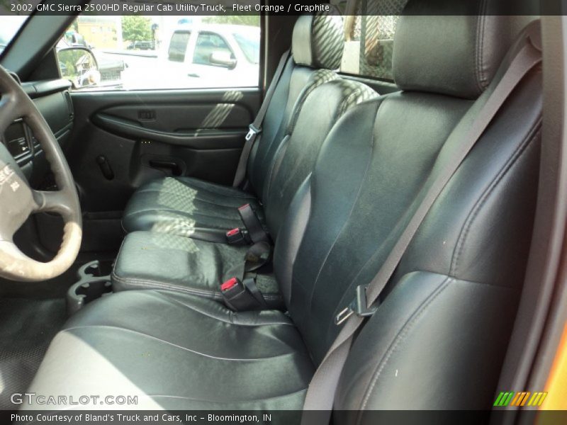 Fleet Orange / Graphite 2002 GMC Sierra 2500HD Regular Cab Utility Truck