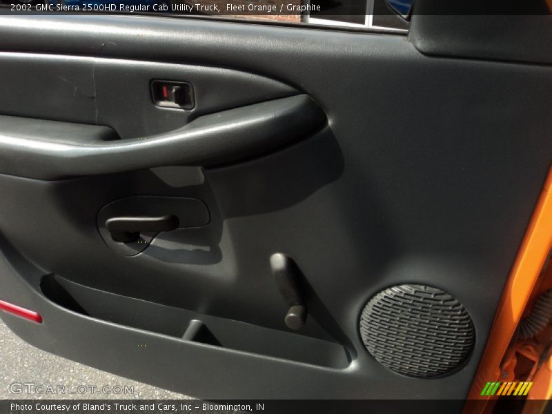 Fleet Orange / Graphite 2002 GMC Sierra 2500HD Regular Cab Utility Truck