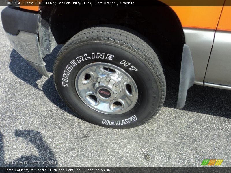 Fleet Orange / Graphite 2002 GMC Sierra 2500HD Regular Cab Utility Truck