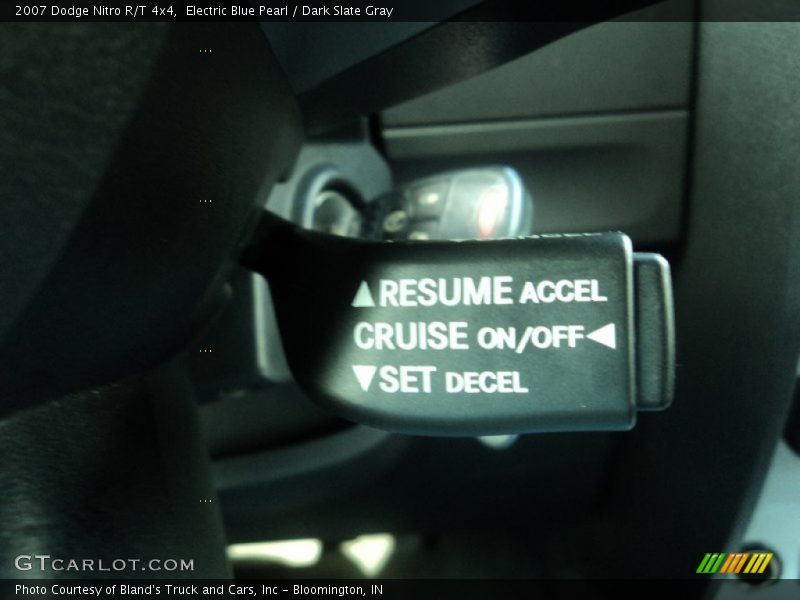 Electric Blue Pearl / Dark Slate Gray 2007 Dodge Nitro R/T 4x4