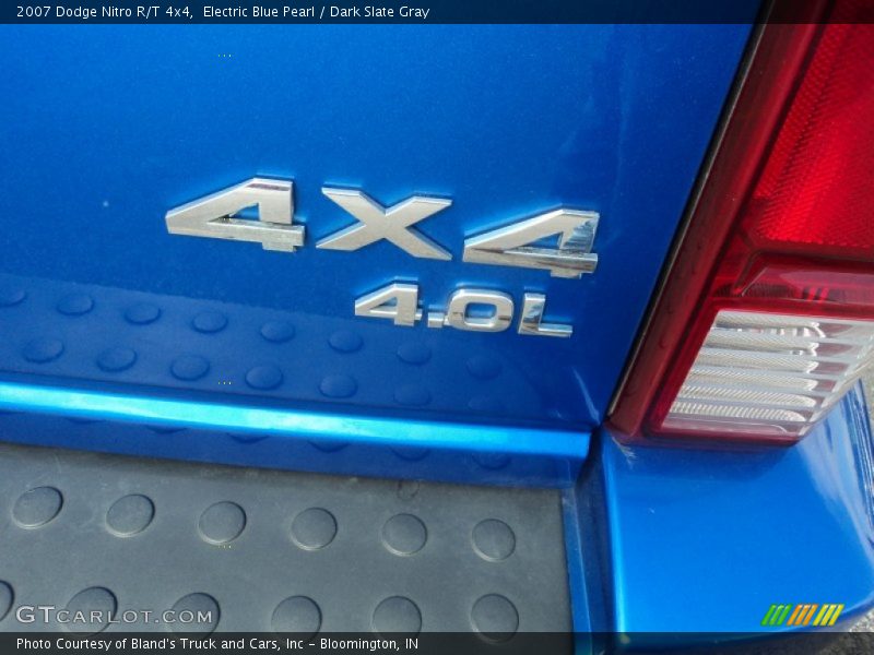 Electric Blue Pearl / Dark Slate Gray 2007 Dodge Nitro R/T 4x4