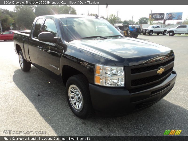 Black / Dark Titanium 2009 Chevrolet Silverado 1500 Extended Cab