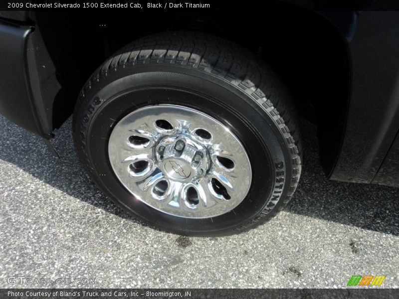 Black / Dark Titanium 2009 Chevrolet Silverado 1500 Extended Cab