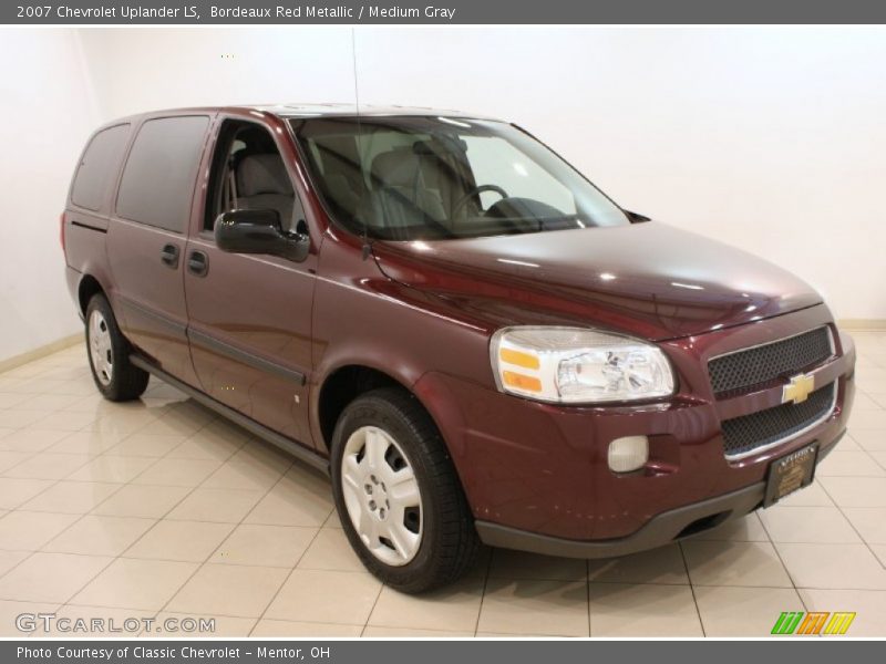 Bordeaux Red Metallic / Medium Gray 2007 Chevrolet Uplander LS