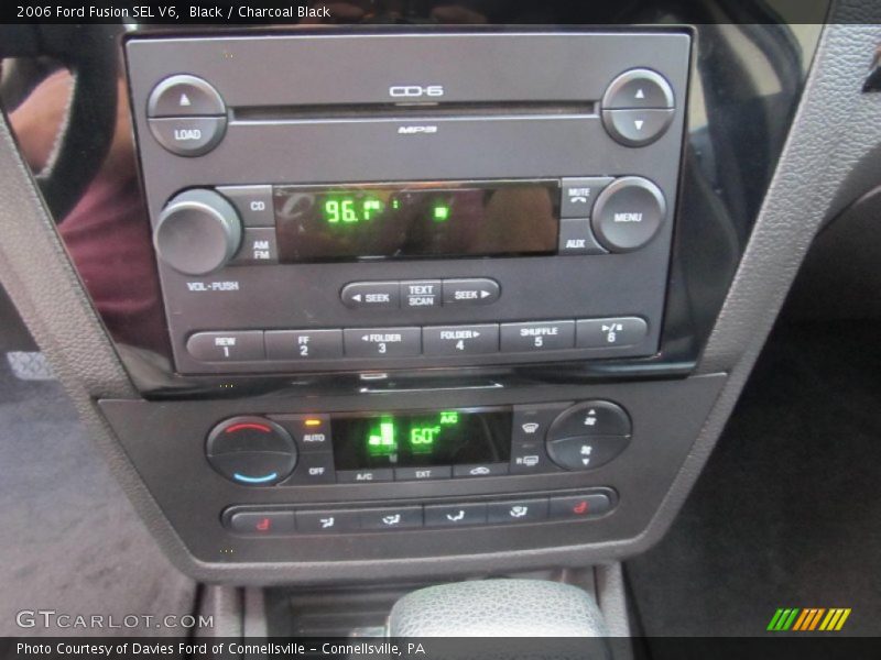 Black / Charcoal Black 2006 Ford Fusion SEL V6