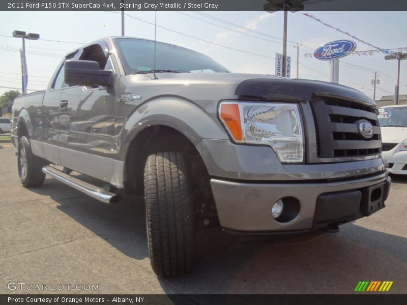 Sterling Grey Metallic / Steel Gray 2011 Ford F150 STX SuperCab 4x4