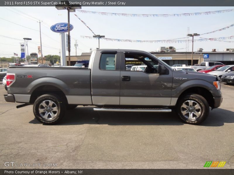 Sterling Grey Metallic / Steel Gray 2011 Ford F150 STX SuperCab 4x4