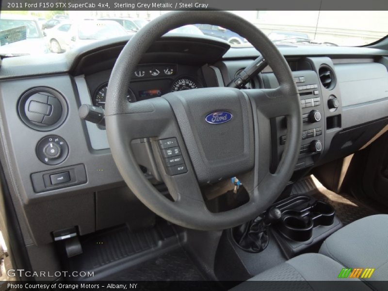 Sterling Grey Metallic / Steel Gray 2011 Ford F150 STX SuperCab 4x4