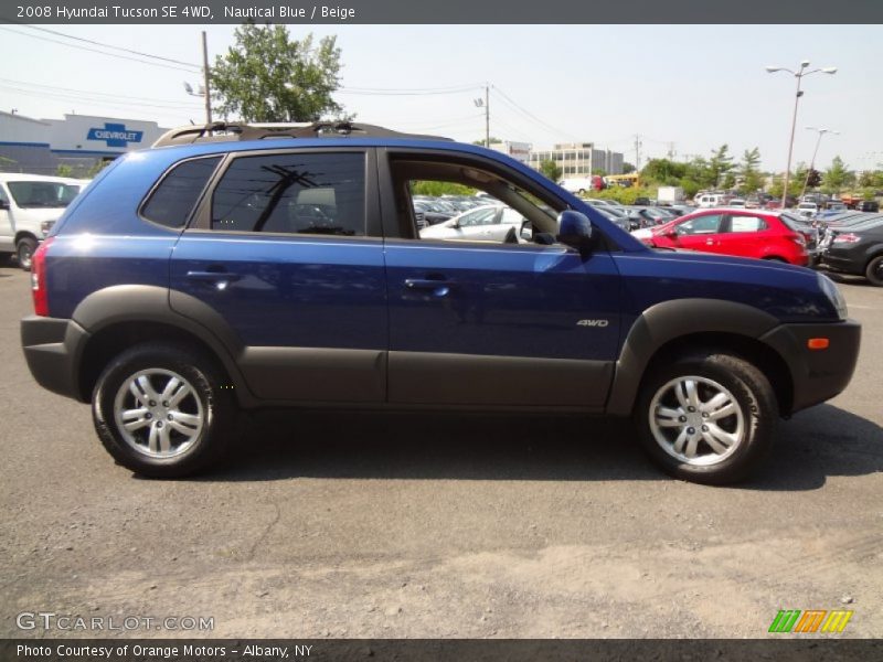 Nautical Blue / Beige 2008 Hyundai Tucson SE 4WD