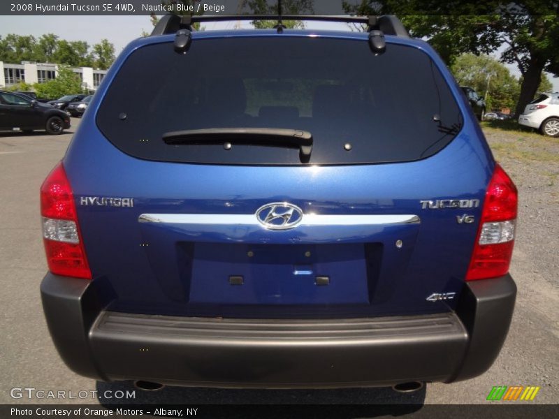 Nautical Blue / Beige 2008 Hyundai Tucson SE 4WD