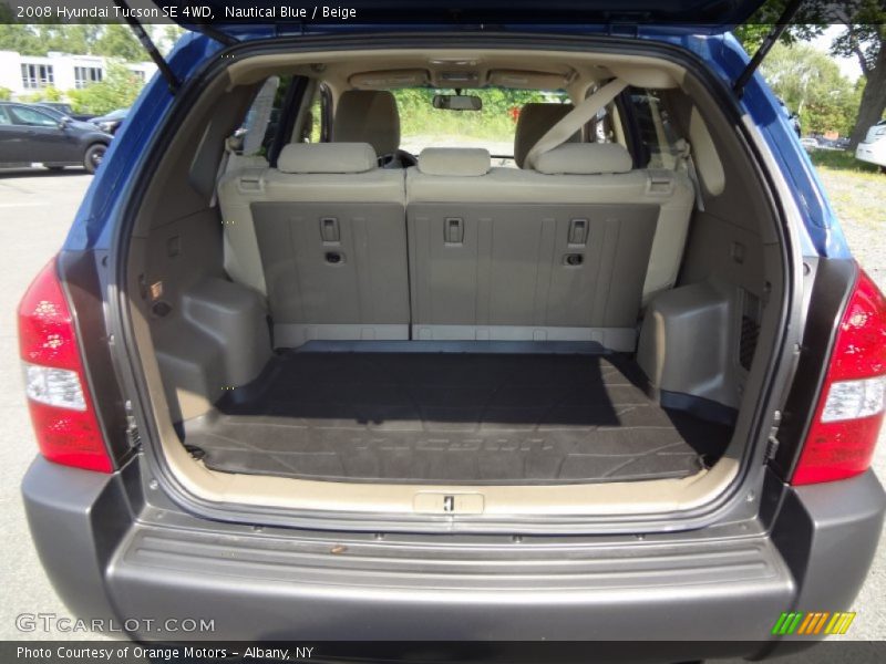 Nautical Blue / Beige 2008 Hyundai Tucson SE 4WD