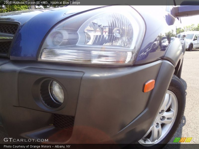 Nautical Blue / Beige 2008 Hyundai Tucson SE 4WD