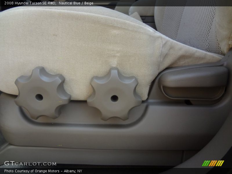 Nautical Blue / Beige 2008 Hyundai Tucson SE 4WD