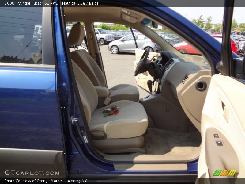 Nautical Blue / Beige 2008 Hyundai Tucson SE 4WD