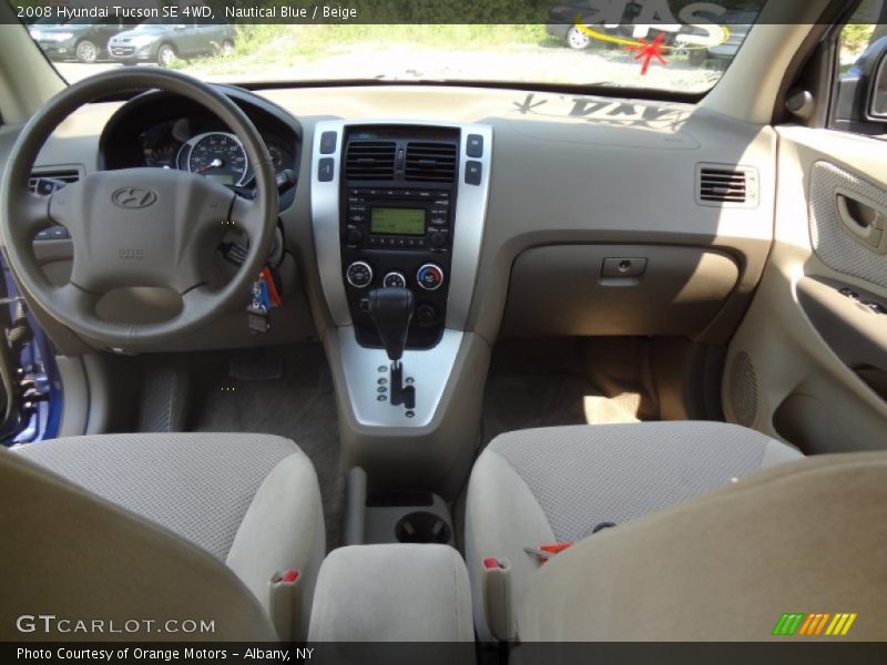 Nautical Blue / Beige 2008 Hyundai Tucson SE 4WD