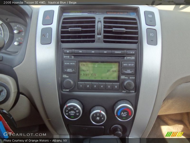 Nautical Blue / Beige 2008 Hyundai Tucson SE 4WD