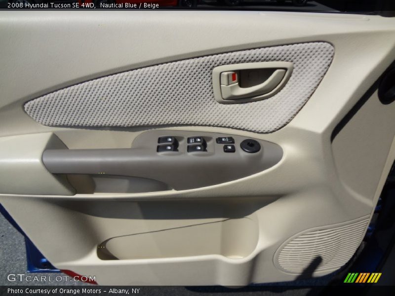 Nautical Blue / Beige 2008 Hyundai Tucson SE 4WD