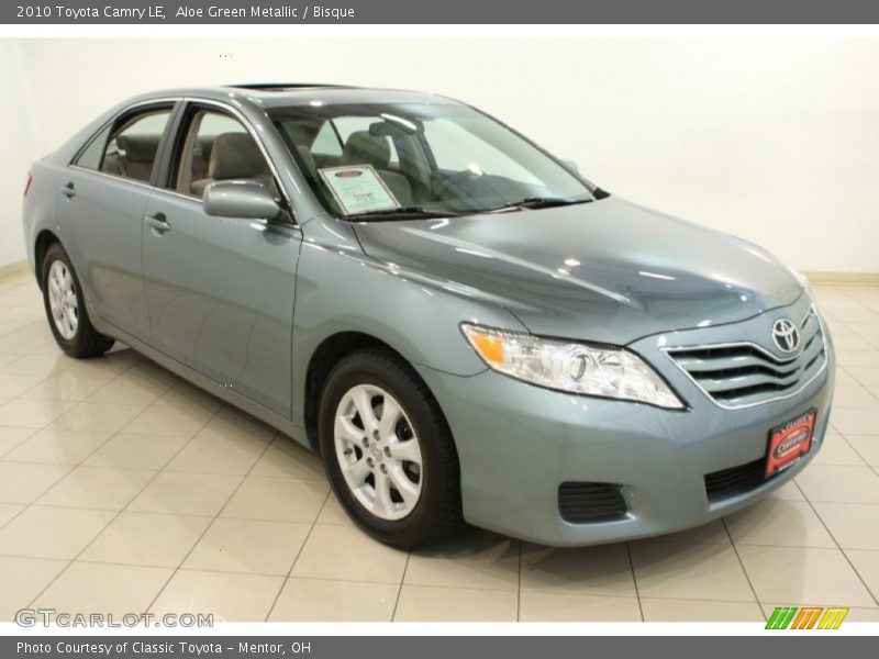 Aloe Green Metallic / Bisque 2010 Toyota Camry LE