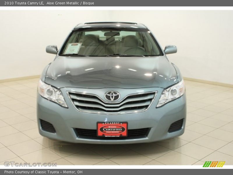 Aloe Green Metallic / Bisque 2010 Toyota Camry LE