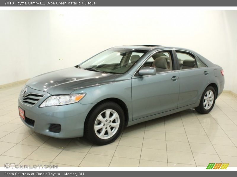 Aloe Green Metallic / Bisque 2010 Toyota Camry LE