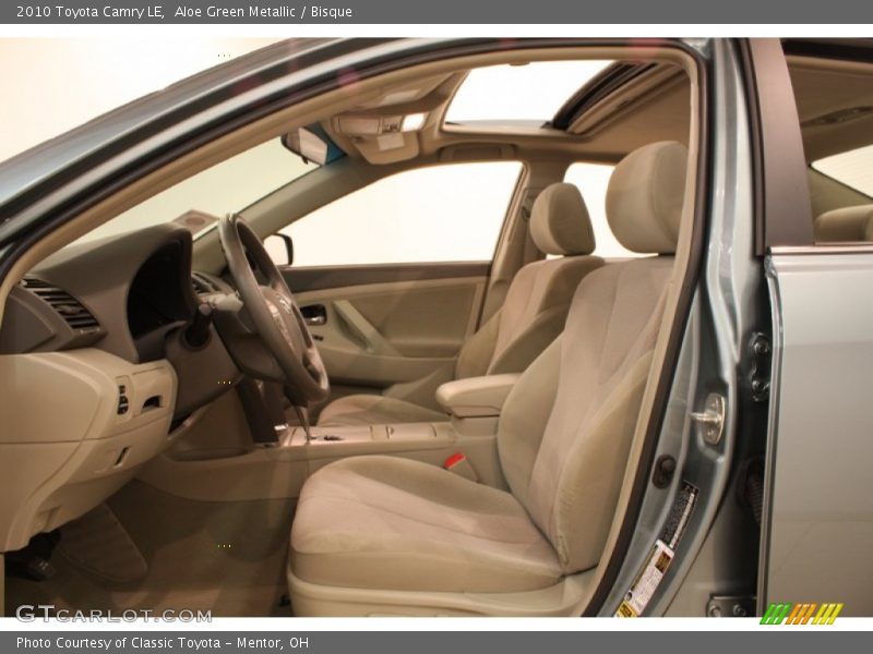 Aloe Green Metallic / Bisque 2010 Toyota Camry LE