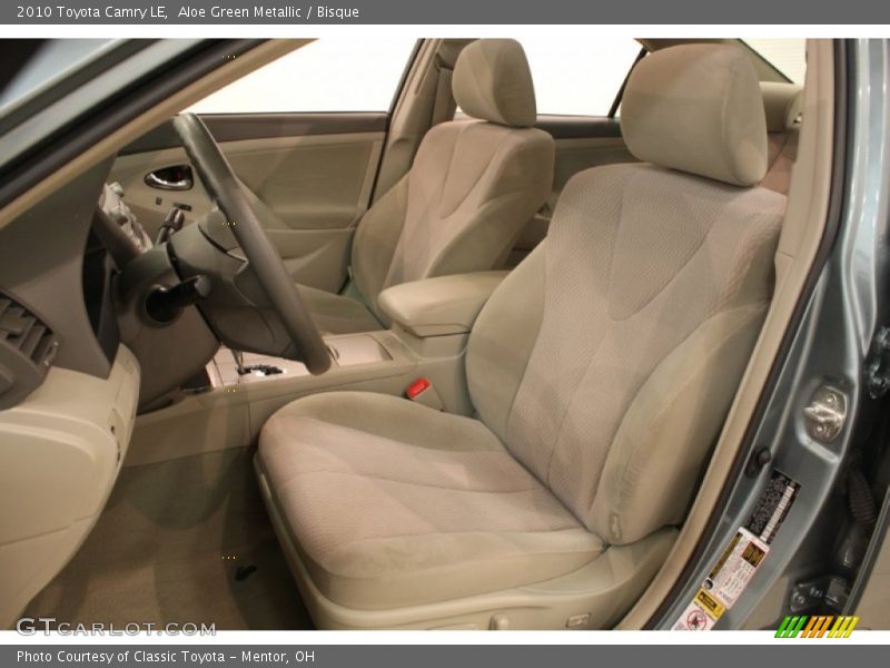 Aloe Green Metallic / Bisque 2010 Toyota Camry LE