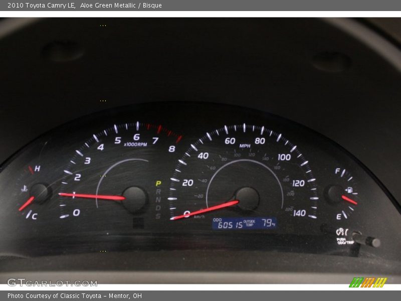 Aloe Green Metallic / Bisque 2010 Toyota Camry LE