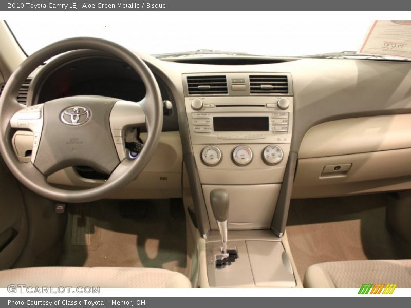 Aloe Green Metallic / Bisque 2010 Toyota Camry LE