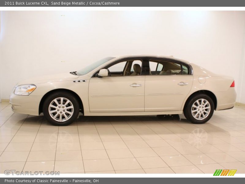 Sand Beige Metallic / Cocoa/Cashmere 2011 Buick Lucerne CXL