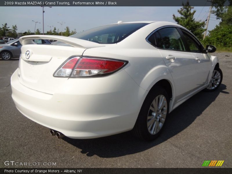 Performance White / Black 2009 Mazda MAZDA6 i Grand Touring
