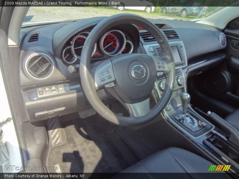Performance White / Black 2009 Mazda MAZDA6 i Grand Touring