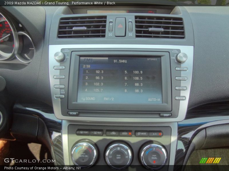 Performance White / Black 2009 Mazda MAZDA6 i Grand Touring