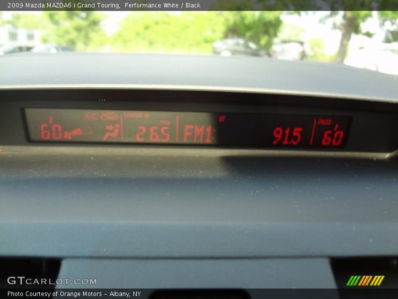 Performance White / Black 2009 Mazda MAZDA6 i Grand Touring